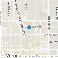 Map location of 3700 28A Street Unit# 307 Lot# 60, Vernon, BC V1T9K6