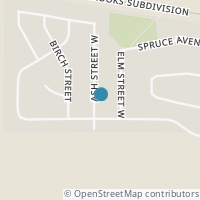 Map location of 12 Ash Street, Brooks, AB T1R0A6