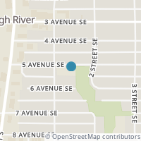 Map location of 111 5 Avenue SE, High River, AB T1V1G2