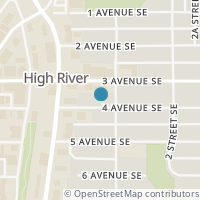 Map location of 30 4th Avenue SE, High River, AB T1V1G3