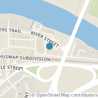 Map location of  