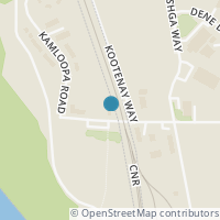 Map location of  