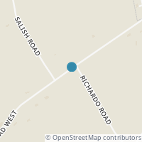 Map location of  