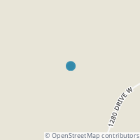 Map location of 242075 1280 Drive W, Rural Foothills County, AB T0L1K0