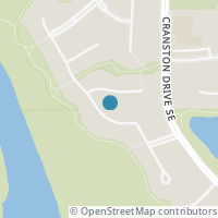 Map location of 111 Cranleigh Terrace SE, Calgary, AB T3M0G2