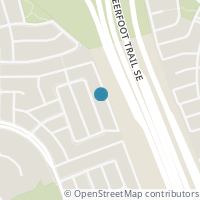 Map location of 166 Cramond Circle SE, Calgary, AB T3M1E5