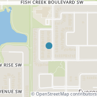 Map location of 151 Everbrook Drive SW, Calgary, AB T2Y0L6