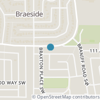 Map location of 11140 Braeside Drive SW, Calgary, AB T2W1C3