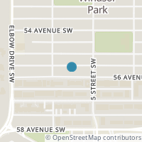 Map location of 204, 622 56 Avenue SW, Calgary, AB T2V0G8