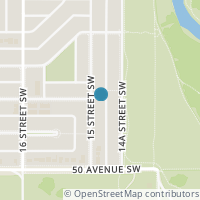 Map location of 4904 15 Street SW, Calgary, AB T2T4B6