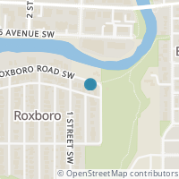 Map location of 109 Roxboro Road SW, Calgary, AB T2S0P9