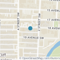 Map location of 206, 323 18 Avenue SW, Calgary, AB T2S0C4