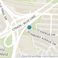 Map location of 524 Scarboro Avenue SW, Calgary, AB T3C2H6