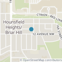 Map location of 1818 12 Avenue NW, Calgary, AB T3L1Z2