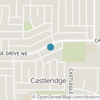 Map location of 195 Castleridge Drive NE, Calgary, AB T3J1P6