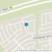 Map location of 426 Covecreek Circle NE, Calgary, AB T3K0W6