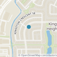 Map location of 1227 Kings Heights Road SE, Airdrie, AB T4A0L6