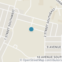 Map location of  