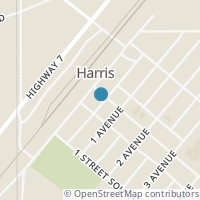 Map location of 105 Main STREET, Harris, SK S0L1K0