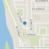 Map location of 5807 59 street, Rocky Mountain House, AB T4t1k1