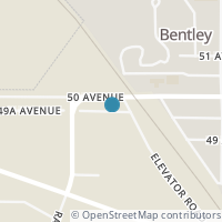 Map location of 5209 49A Avenue, Bentley, AB T0C0J0