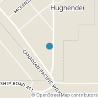 Map location of 8 Rydberg Street, Hughenden, AB T0B2E0