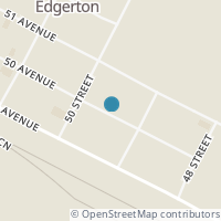 Map location of 4922 50 Avenue, Edgerton, AB T0B1K0