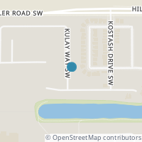 Map location of 3217 KULAY WY SW SW, Edmonton, AB T6W2J7