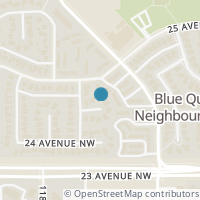 Map location of 2435 115 ST NW, Edmonton, AB T6J4Z2