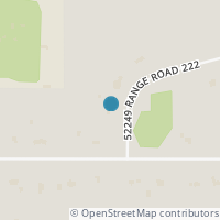 Map location of #349 52249 RGE ROAD 222, Rural Strathcona County, AB T8C1J2