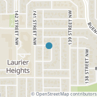 Map location of 14003 84 AV NW, Edmonton, AB T5R3W8