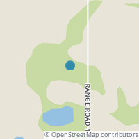 Map location of NE 35 52 01W4, Rural Vermilion River, County of, AB T0B4G0