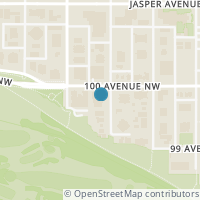 Map location of #203 11503 100 AV NW, Edmonton, AB T5K2K7