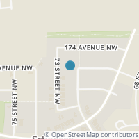 Map location of 17256 71 ST NW, Edmonton, AB T5Z0M9