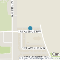 Map location of 11904 175 AV NW NW, Edmonton, AB T5X0A3