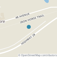 Map location of Ardmore 4503 47 AV, Rural Bonnyville M.D., AB T0B0B0