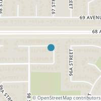 Map location of 9701 67 Avenue, Grande Prairie, AB T8W2W2