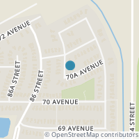 Map location of 8538 70A Avenue, Grande Prairie, AB T8X0M4