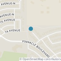 Map location of 34 Pinnacle Point, Grande Prairie, AB T8W2Y7