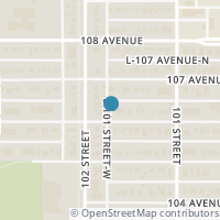 Map location of 10132 106 Avenue, Grande Prairie, AB T8V1J8