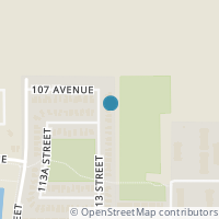 Map location of 10609 113 Street, Grande Prairie, AB T8V6A7