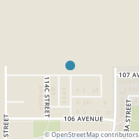 Map location of 11418 107 Avenue, Grande Prairie, AB T8V6T2