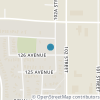 Map location of 10206 126 Avenue, Grande Prairie, AB T8V6S2