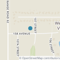 Map location of 10708 158 Avenue, Rural Grande Prairie No. 1, County of, AB T8V2H1