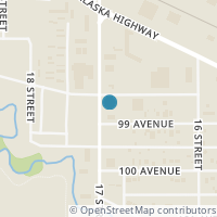 Map location of 9804 17 Street, Dawson Creek, BC V1G4V5