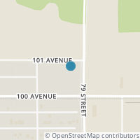 Map location of 7907 101 AVENUE, Fort St. John, BC V1J2A1