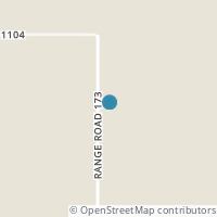 Map location of 110377 Range Road 173, Rural Mackenzie County, AB T0H1Z0