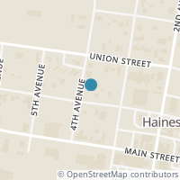 Map location of 322 Dalton St, Haines AK 99827