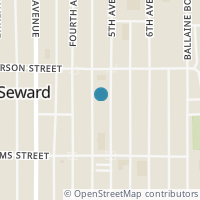 Map location of 327 Fifth Ave, Seward AK 99664