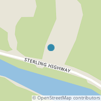 Map location of 13340 Sterling Hwy, Cooper Landing AK 99572